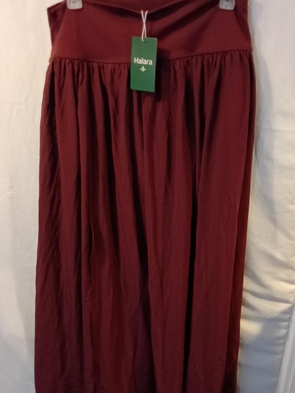 Halara Women's Burgundy Maxi Skirt